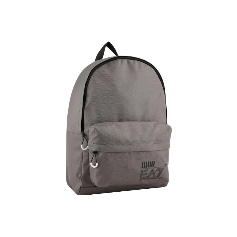 EMPORIO ARMANI Polyester Backpack Unisex Gray & Black-3