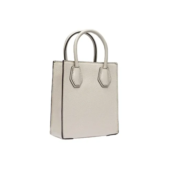 MICHAEL KORS Mercer Cow Leather Portable Crossbody Bag, Shoulder Bag Mini Women's Light Sand-1