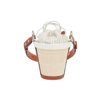 Maison Margiela Woven Drawstring Shoulder Bag