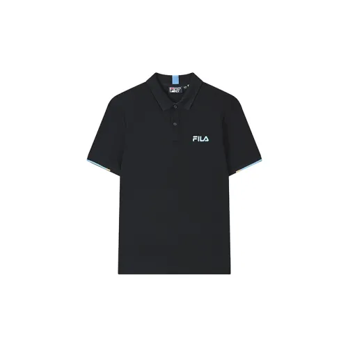 FILA Polo Shirts Men Jet Black