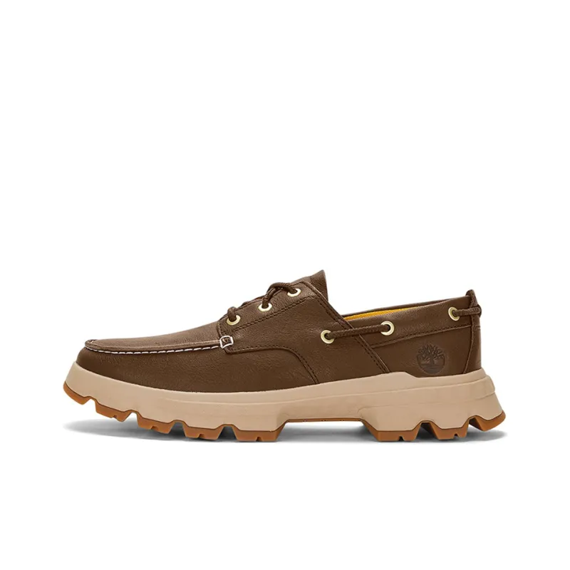 Timberland Greenstride Originals Ultra Leather Boat Shoes 'Dark Brown'-0