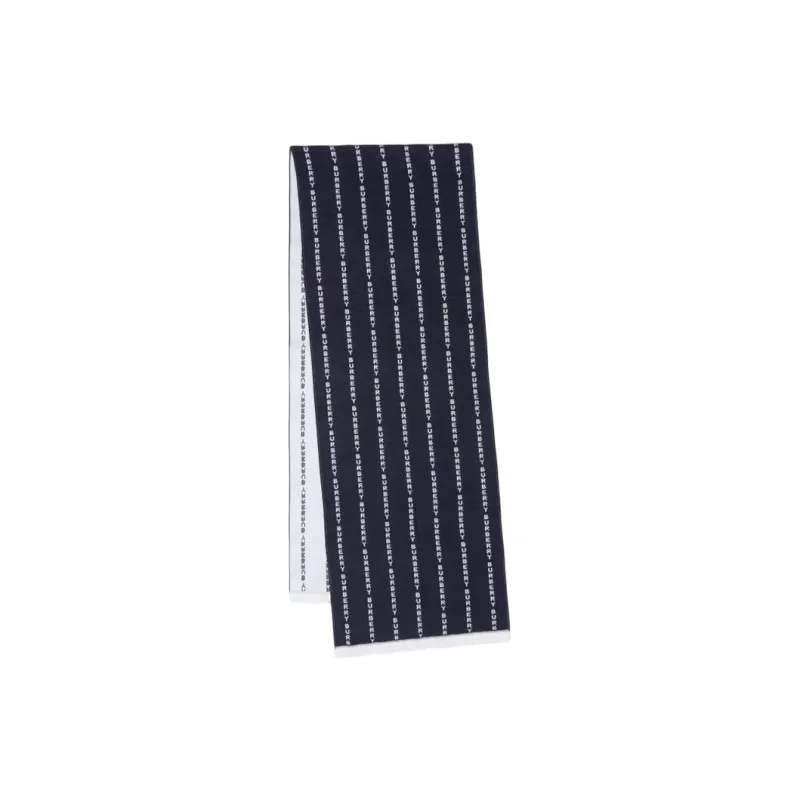 Burberry Silk Scarves Women's Dark Blue-0