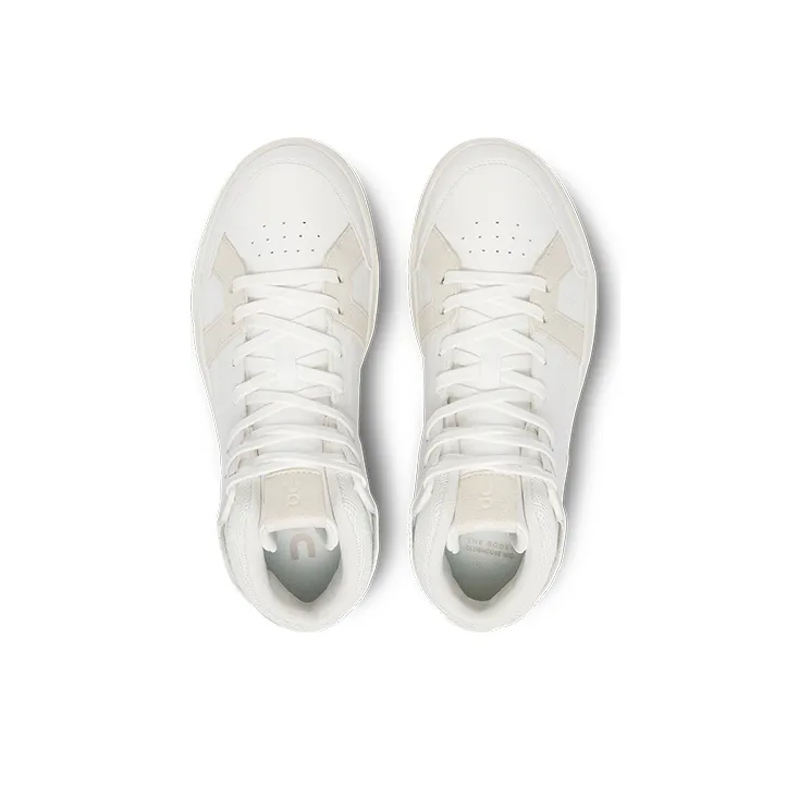 On ClubTHE ROGER Mid Top Casual Shoes Women's White-3