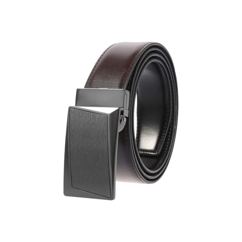 ALIEN BANG Cow Leather Leather Belts Men's 3.4CM-1