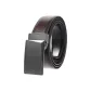 Matte Gunmetal Buckle Coffee Strap