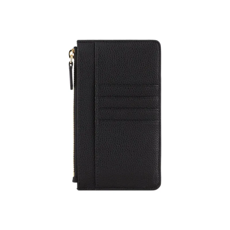 EMPORIO ARMANI Polyester Clutch Wallet Women's Black-1