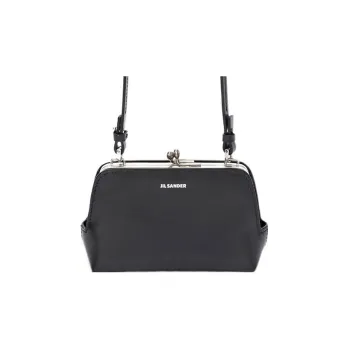 JIL SANDER Goji Logo Printed Micro Crossbody Bag