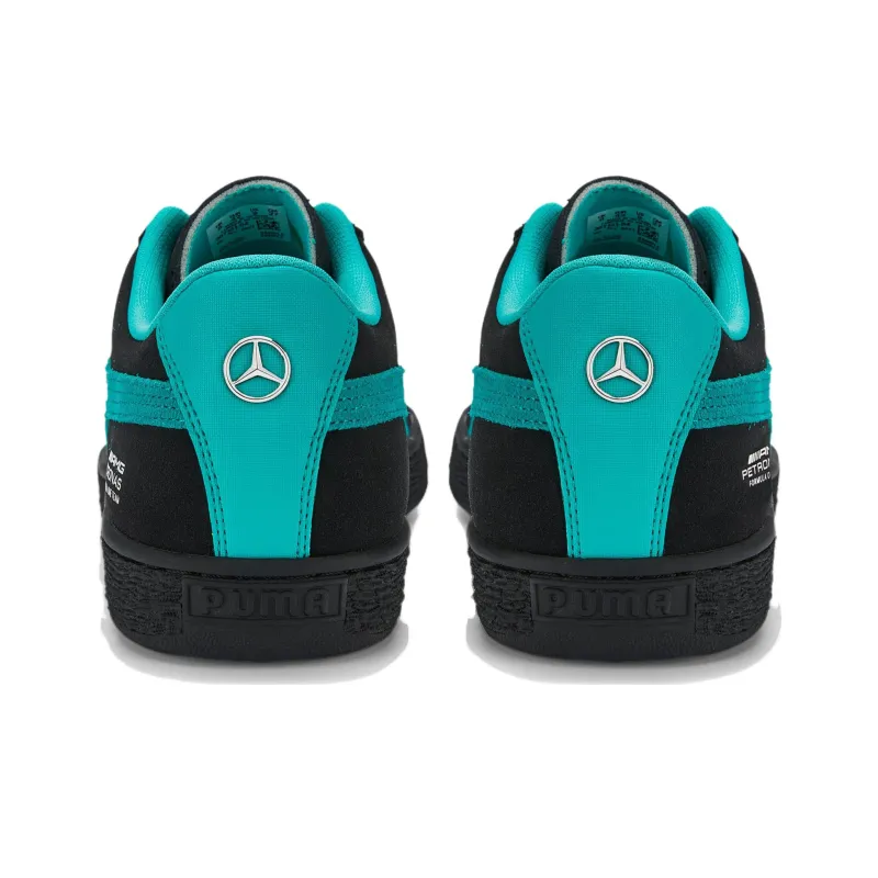 PUMA Mercedes AMG Petronas F1 X Suede 'Black Spectra Green'-4