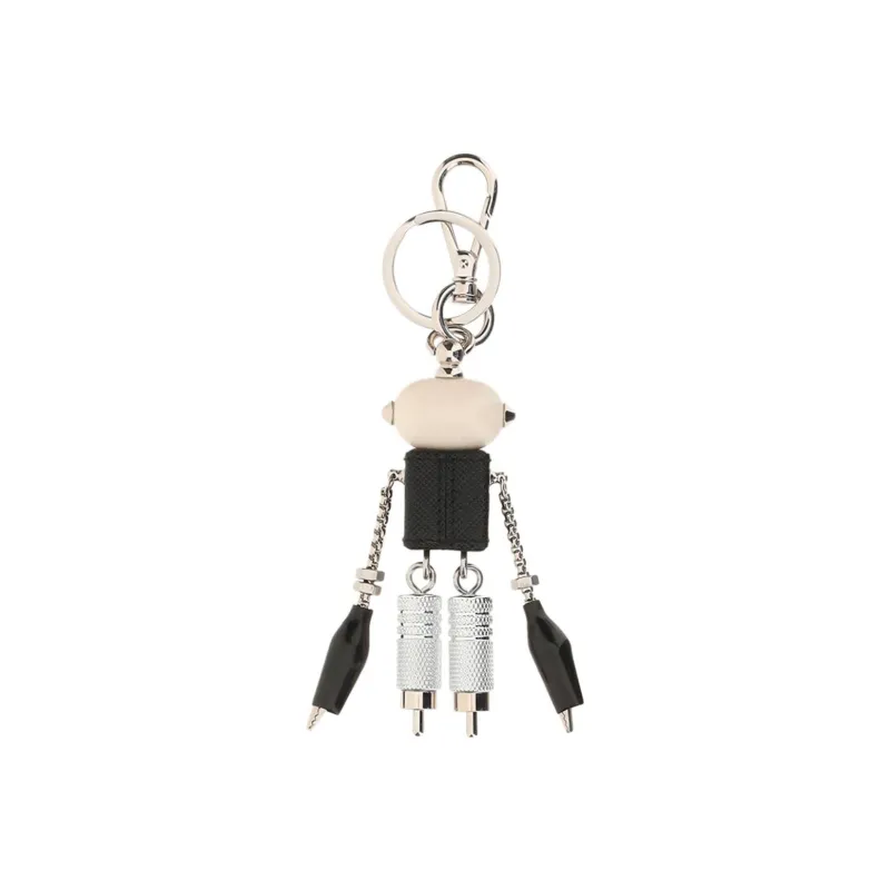 PRADA Keychains Men Black-1