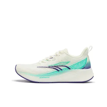 361° QU!KFOAM Anti Slip And Wear Resistant Breathable Low Top Running Shoes Men's White Green