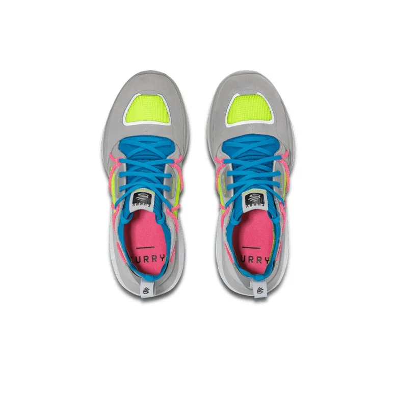 Under Armour Curry Flow Cozy 'Grey Electric Blue'-3