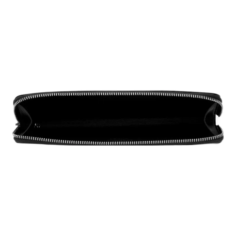 SAINT LAURENT Cow Leather Pen Pouch Storage Bag Men's Black-3