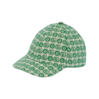 GUCCI Kids Double G Jacquard Cap