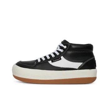 NORTHWAVE Espresso Leather Anti-Slip Wear-Resistant Mid-Top Skateboard Shoes Unisex Black