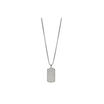 EMPORIO ARMANI Stainless Steel Dog Tag Necklace