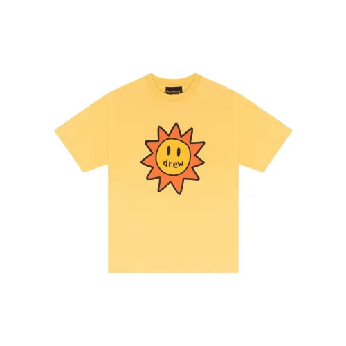 Drew House T-Shirts Unisex Yellow