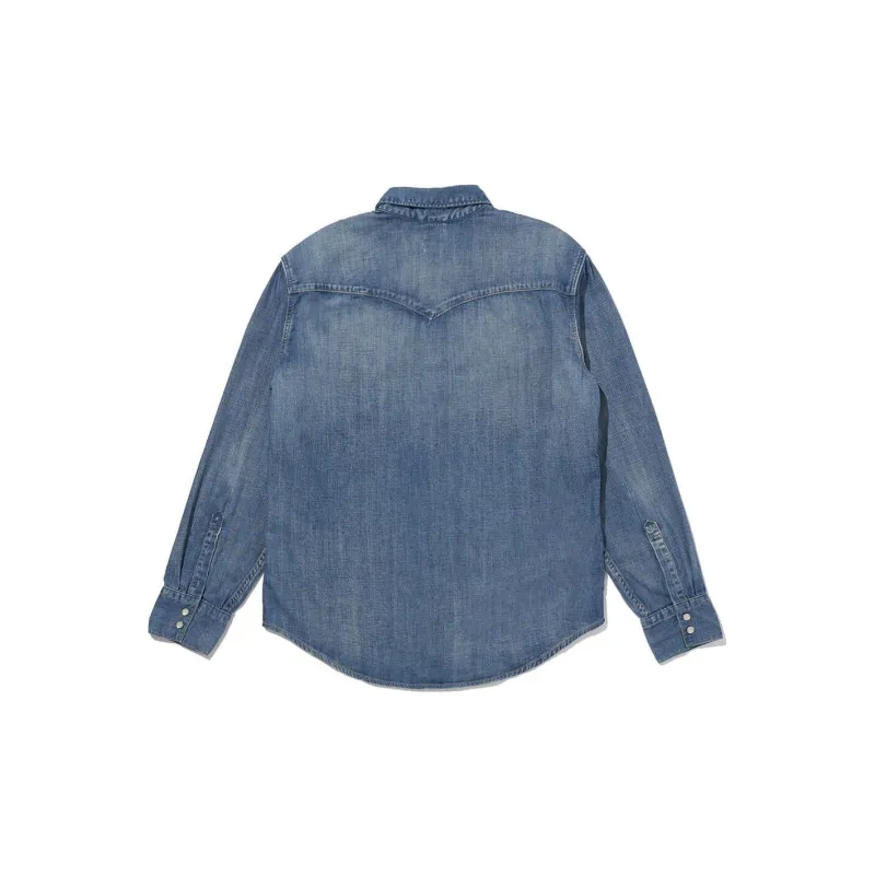 Levis Shirts Men Indigo-1