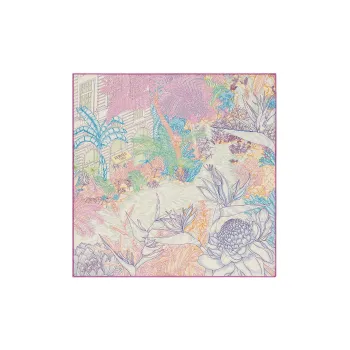 HERMES Silk Scarves Women's Purple