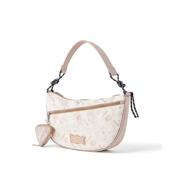 Miffy Oxford Shoulder Bag Women's Khaki/Blue-1