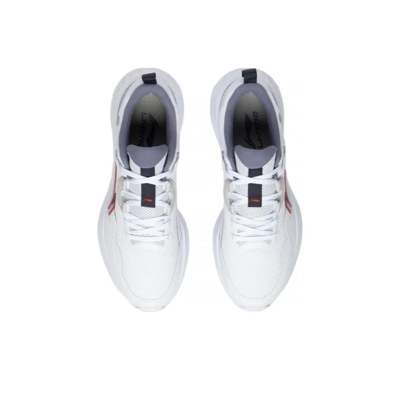 LiNing Soft Element Abrasion Resistant Breathable Low Top Sports Casual Shoes Men's White-3