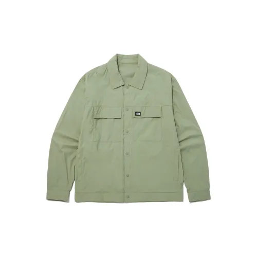 THE NORTH FACE Shirts Men Grass Green