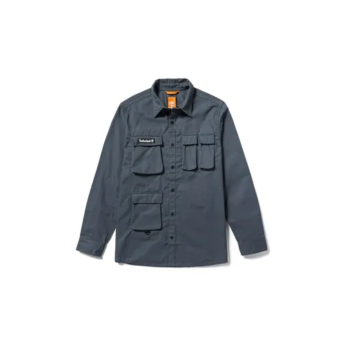 Timberland Shirts Men Slate Blue