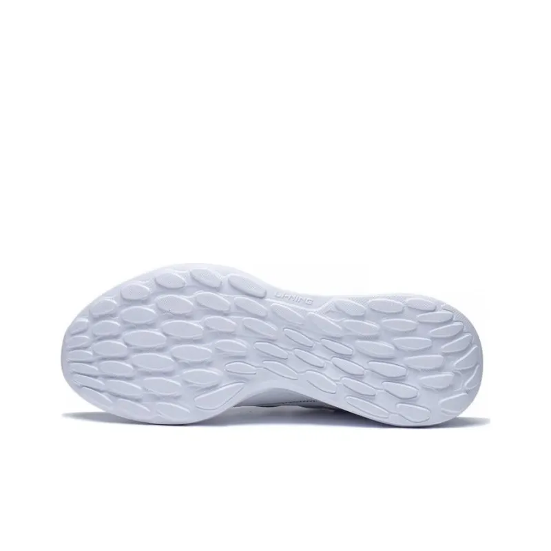 LiNing Soft Element Abrasion Resistant Breathable Low Top Sports Casual Shoes Men's White-4