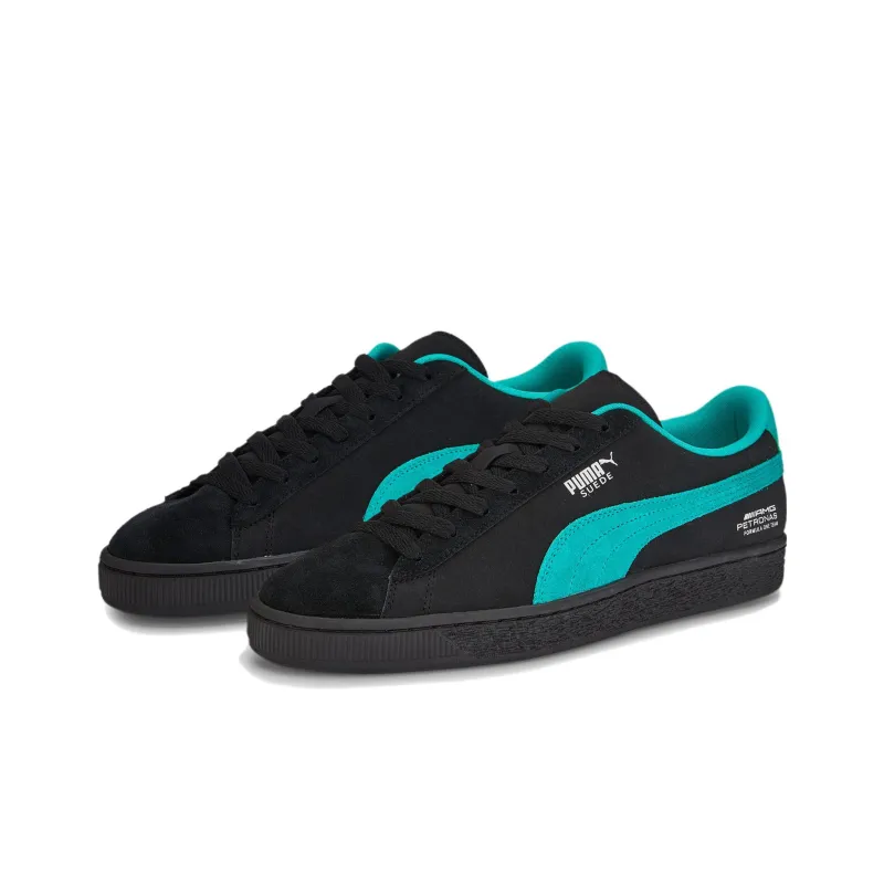 PUMA Mercedes AMG Petronas F1 X Suede 'Black Spectra Green'-2