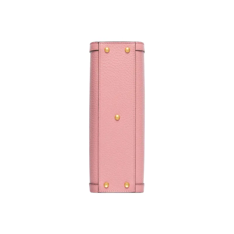 GUCCI Diana Leather Portable Crossbody Bag Shoulder Bag Small Size Women's Pink-8