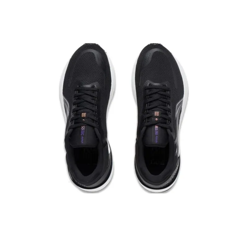 LiNing YueYing 2.0 Durable Breathable Low Top Running Shoes Men's Black-3
