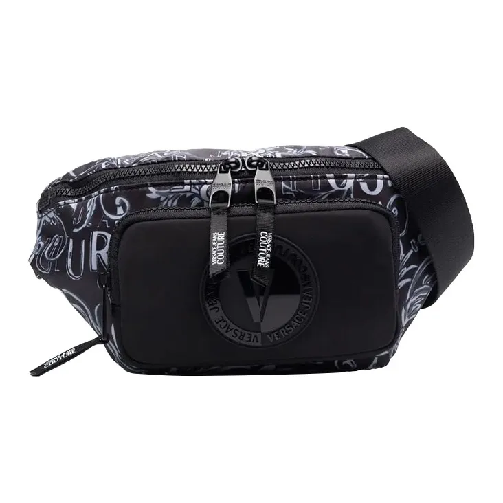 VERSACE JEANS COUTURE Polyester Fanny Pack Men's Black-0