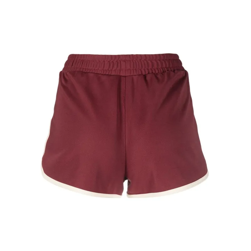 SPORTY & RICH Logo print Performance Shorts-1