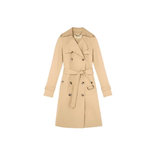 MICHAEL KORS Trench Coats Women's Khaki