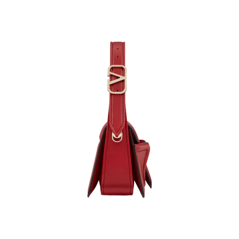 Valentino GARAVANI Goatskin Portable Crossbody Bag Shoulder Bag Women's Red-4