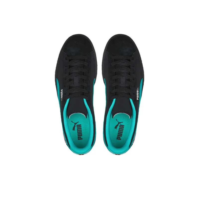 PUMA Mercedes AMG Petronas F1 X Suede 'Black Spectra Green'-3