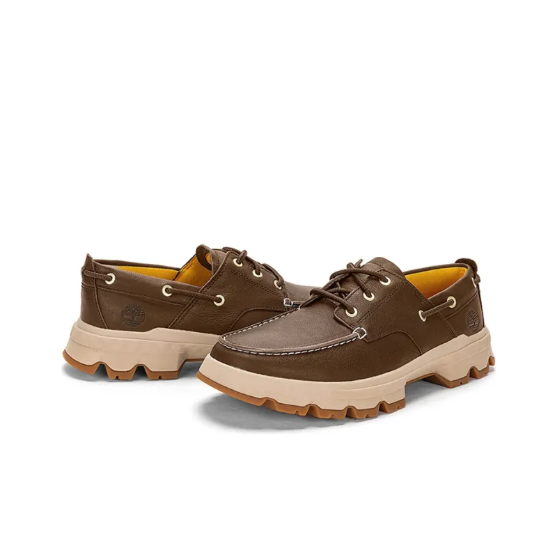 Timberland Greenstride Originals Ultra Leather Boat Shoes 'Dark Brown'-4