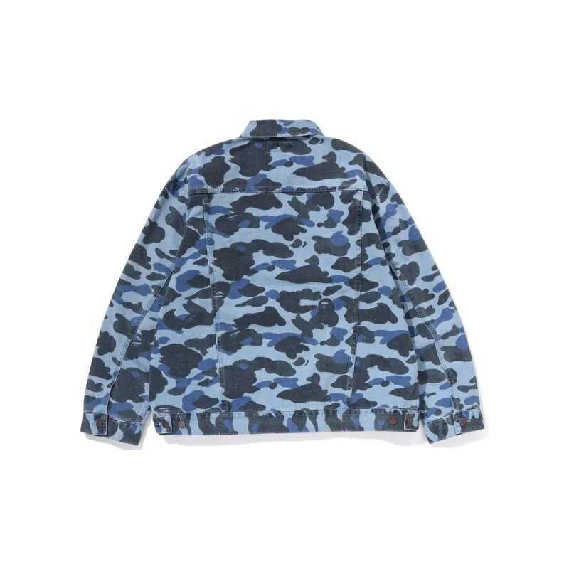 Bape Color Camo Denim Jacket-1