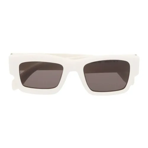 PALM ANGELS Sunglasses Men Brown/White