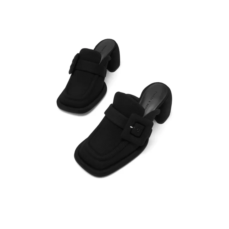 CHARLES&KEITH Sandal Mules 6.7cm Women's-2