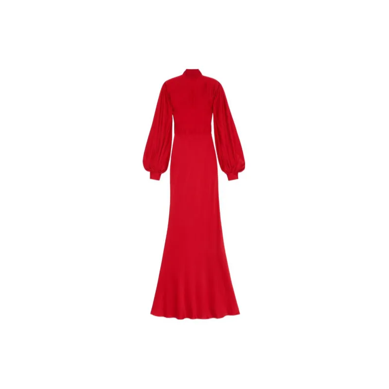 GUCCI Long-Sleeved Dresses Women's Red-1