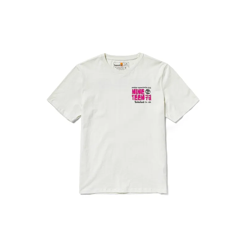 Timberland T Shirt Men's Vintage White-1