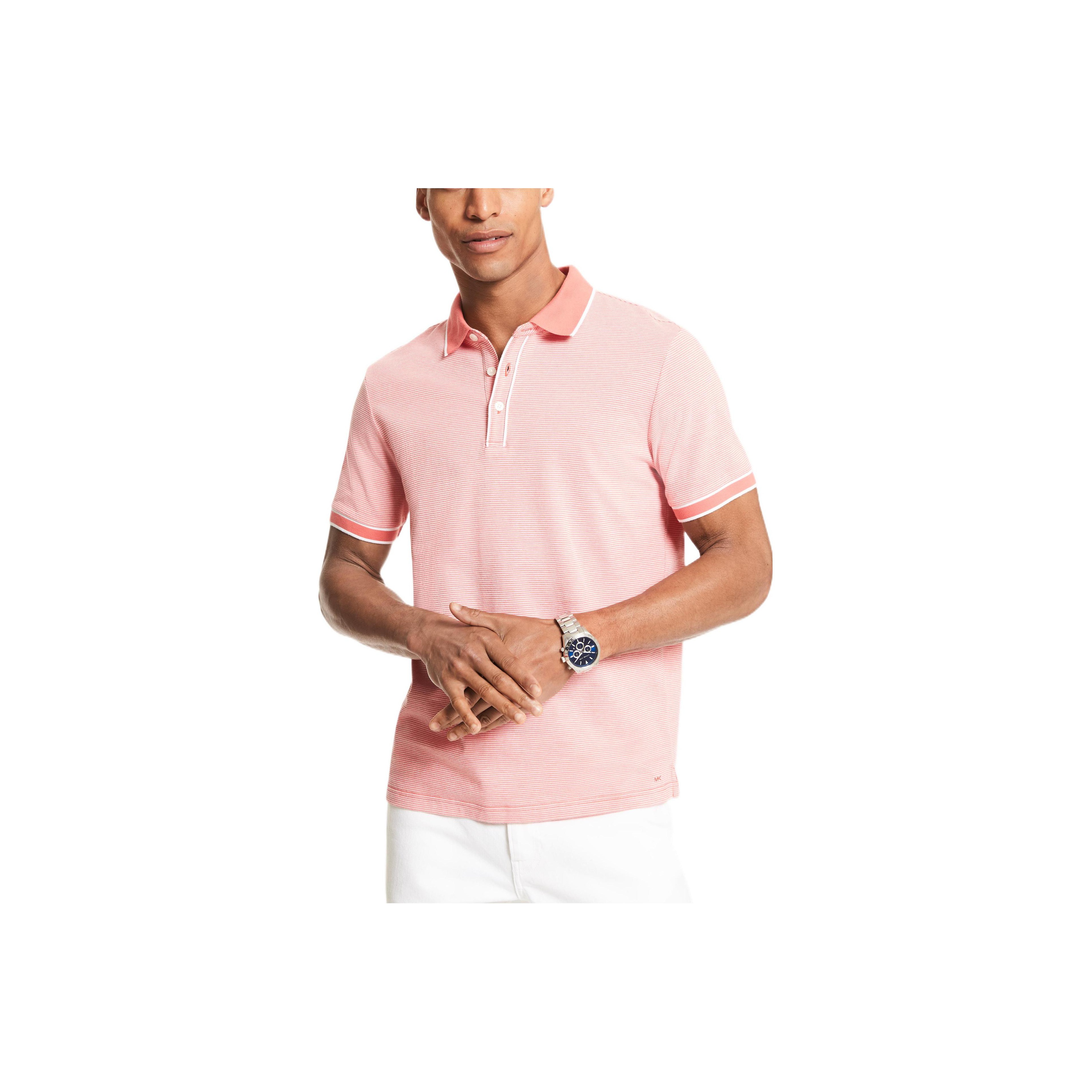 Michael kors polo mens pink online