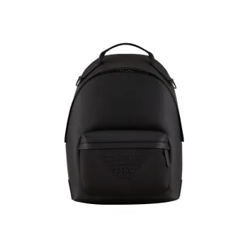 EMPORIO ARMANI Polyurethane Backpack Men's Black