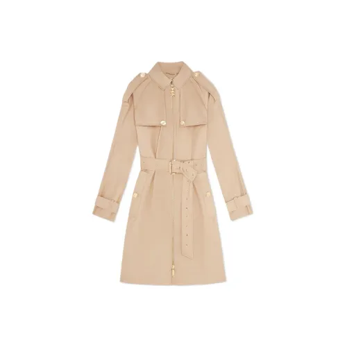 MICHAEL KORS Trench Coats Women's Khaki