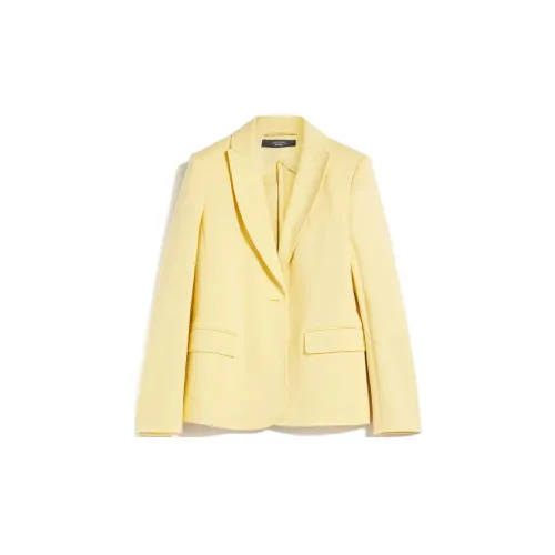 WEEKEND MaxMara Business Suits Women's Light Yellow