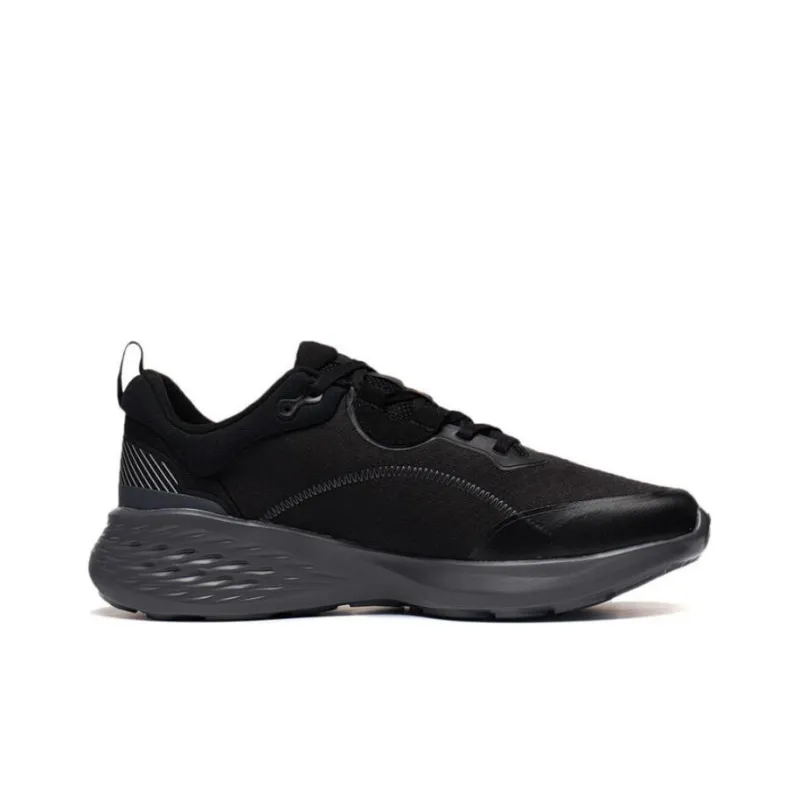 LiNing Soft Element Anti Slip And Wear Resistant Breathable Low Top Sports Casual Shoes Black-1