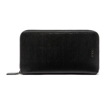 TUMI Leather Handheld Wallet Women's Black