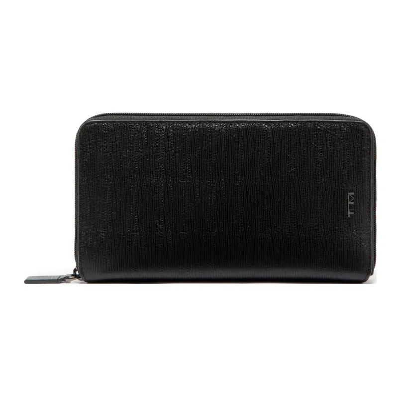 TUMI Leather Handheld Wallet Women's Black-0