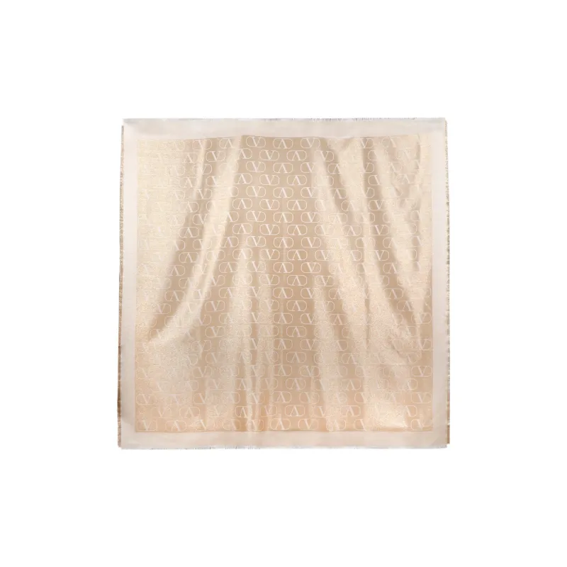 Valentino Knit Scarves Women's Beige-0