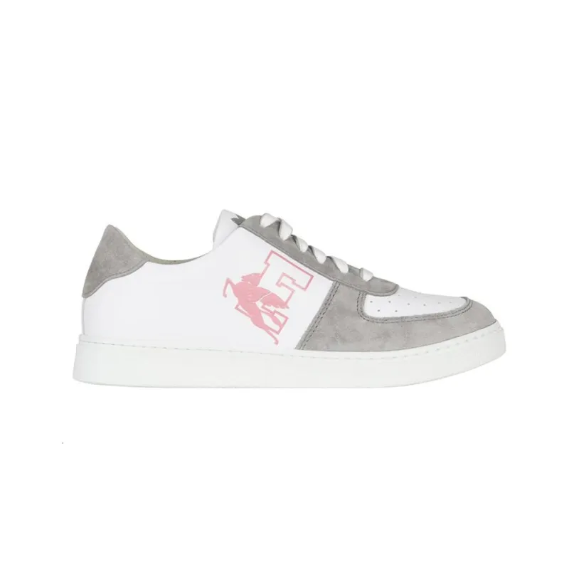 ETRO Low-Top Stylish Skateboarding Shoes Women's White Gray-3